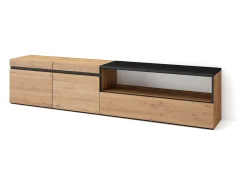 Sale Skraut Home Móvel de TV, 200x35x45cm, Para televisores até 80