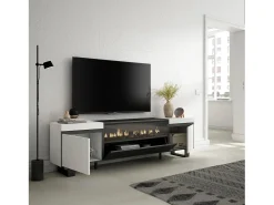 Outlet Skraut Home Móvel de TV, 200x35x57cm, Para televisores até 80