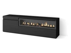 Skraut Home Móvel de TV, 150x35x45cm, Para televisores até 65