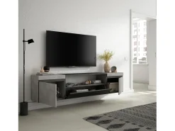 Skraut Home Móvel de TV, 200x35x45cm, Para televisores até 80