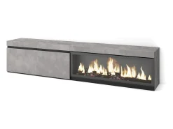 Móvel De Tv|Skraut Home Móvel de TV, 208x35x45cm, Para televisores até 80