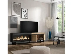 Móvel De Tv*Skraut Home Móvel de TV, 208x35x57cm, Para televisores até 80