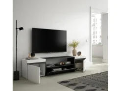 Skraut Home Móvel de TV, 200x35x45cm, Para televisores até 80