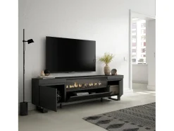 Skraut Home Móvel de TV, 200x35x57cm, Para televisores até 80