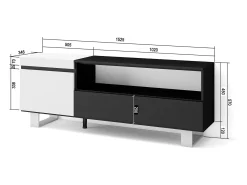 Móvel De Tv*Skraut Home Móvel de TV, 150x35x57cm, Para televisores até 65