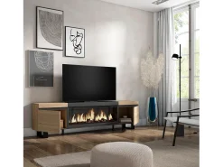 Móvel De Tv|Skraut Home Móvel de TV, 208x35x57cm, Para televisores até 80