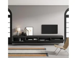Skraut Home Móvel de TV, 320x35x45cm, TV de grande formato, Suspensos,^ Móvel De Tv