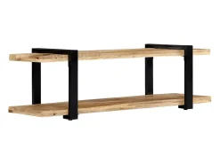 Hot Mobikasa Móvel de TV/aparador de design prático 130 cm madeira maciça de mangueira 2502035 Castanho