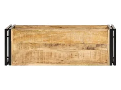 Móvel De Tv*Mobikasa Móvel de TV/aparador de design prático 90 cm madeira maciça de mangueira 2502028 Castanho