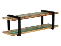 Mobikasa Móvel de TV/aparador de design prático 130 cm madeira maciça reciclada 2502067^ Móvel De Tv