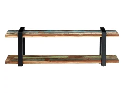 Mobikasa Móvel de TV/aparador de design prático 130 cm madeira maciça reciclada 2502067^ Móvel De Tv