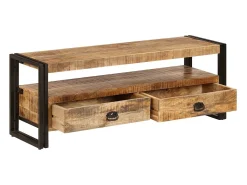 Clearance Helloshop26 Móvel de TV/aparador de design prático 120 cm madeira maciça de mangueira 2502063 Castanho
