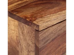 Móvel De Tv*Helloshop26 Móvel de TV/aparador de design prático 145 cm madeira maciça de sheesham 2502076 Castanho