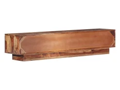 Móvel De Tv*Helloshop26 Móvel de TV/aparador de design prático 145 cm madeira maciça de sheesham 2502076 Castanho