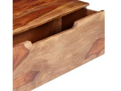 Móvel De Tv*Helloshop26 Móvel de TV/aparador de design prático 145 cm madeira maciça de sheesham 2502076 Castanho
