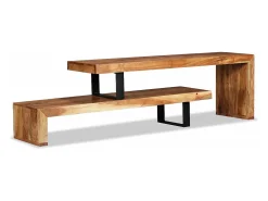 Mobikasa Móvel de TV/aparador de design prático feito de madeira maciça de acácia 2502036^ Móvel De Tv