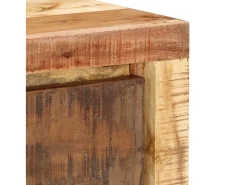 Online Helloshop26 Móvel de TV/aparador de design prático 100 cm madeira maciça reciclada 2502046 Castanho
