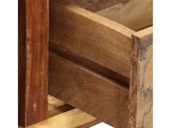 Online Helloshop26 Móvel de TV/aparador de design prático 100 cm madeira maciça reciclada 2502046 Castanho