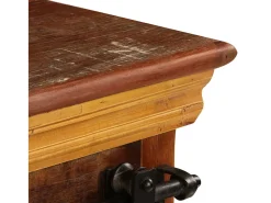 Móvel De Tv*Mobikasa Móvel de TV/aparador de design prático 110 cm madeira maciça reciclada 2502287 Castanho