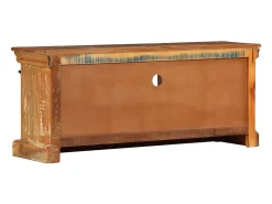 Móvel De Tv*Mobikasa Móvel de TV/aparador de design prático 110 cm madeira maciça reciclada 2502287 Castanho