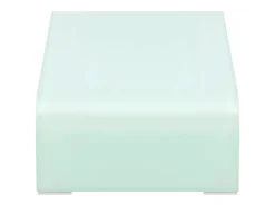 Móvel De Tv|Helloshop26 Móvel de TV/aparador de design prático para monitor de 60 cm vidro branco 2502253 Transparente
