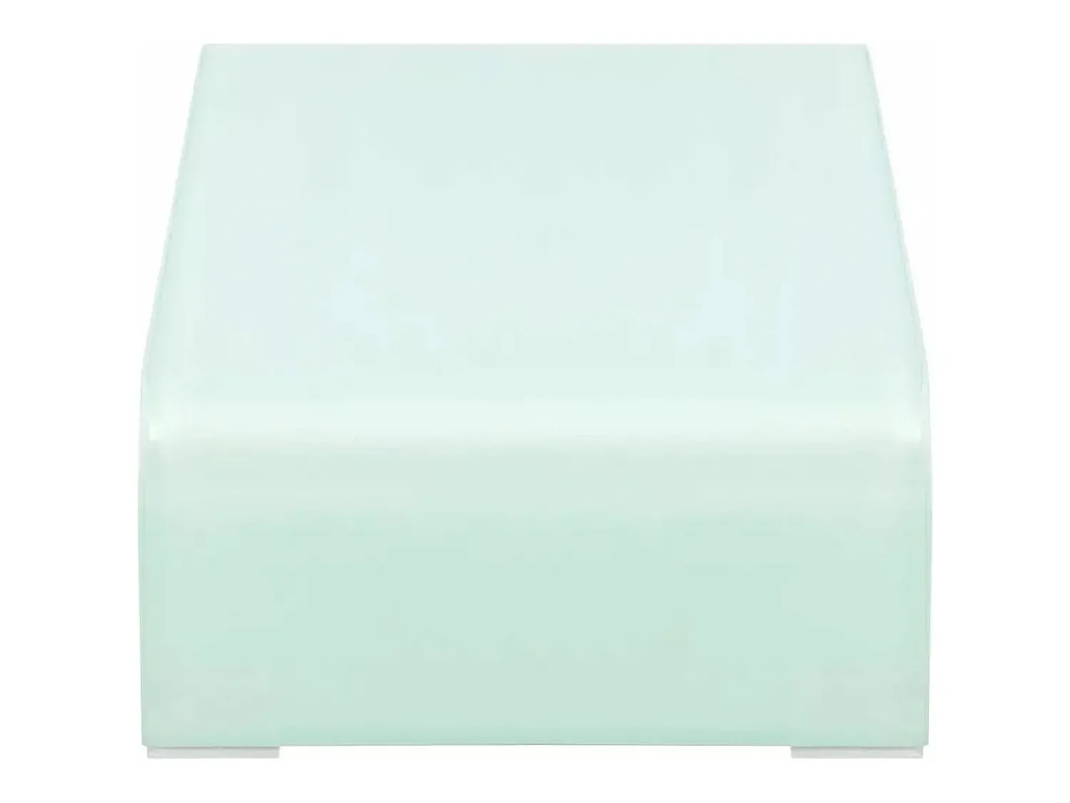 Móvel De Tv|Helloshop26 Móvel de TV/aparador de design prático para monitor de 60 cm vidro branco 2502253 Transparente