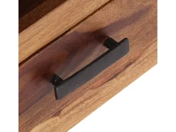 Helloshop26 Móvel de TV/aparador de design prático 118 cm madeira maciça de sheesham 2502277 Castanho