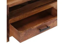 Helloshop26 Móvel de TV/aparador de design prático 118 cm madeira maciça de sheesham 2502277 Castanho