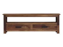 Helloshop26 Móvel de TV/aparador de design prático 118 cm madeira maciça de sheesham 2502277 Castanho