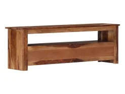 Helloshop26 Móvel de TV/aparador de design prático 118 cm madeira maciça de sheesham 2502277 Castanho