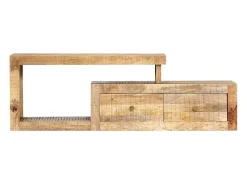 Móvel De Tv|Mobikasa Móvel de TV/aparador de design prático 120 cm madeira maciça de mangueira 2502274 Castanho