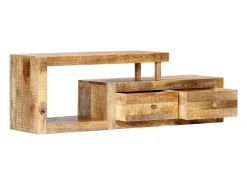 Móvel De Tv|Mobikasa Móvel de TV/aparador de design prático 120 cm madeira maciça de mangueira 2502274 Castanho