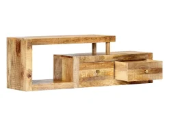 Móvel De Tv|Mobikasa Móvel de TV/aparador de design prático 120 cm madeira maciça de mangueira 2502274 Castanho