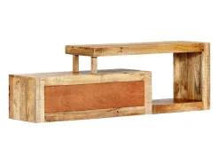 Móvel De Tv|Mobikasa Móvel de TV/aparador de design prático 120 cm madeira maciça de mangueira 2502274 Castanho
