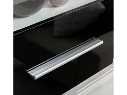 Sale Helloshop26 Móvel de TV/aparador de parede de 5 peças com design prático e iluminação LED 2502198 Preto
