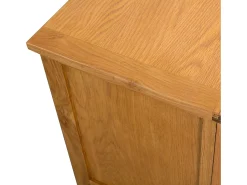 Mobikasa Móvel de TV/aparador prático e de design 90 cm madeira maciça de carvalho 2502089 Bege