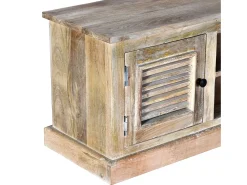 Sale Mobikasa Móvel de TV/aparador prático e de design elegante feito de madeira maciça de mangueira 2502022 Castanho