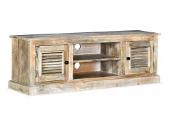 Sale Mobikasa Móvel de TV/aparador prático e de design elegante feito de madeira maciça de mangueira 2502022 Castanho