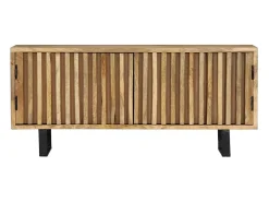 Mobikasa Móvel de TV/aparador prático e de design 90 cm madeira maciça de mangueira 2502020^ Móvel De Tv
