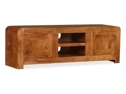 Mobikasa Móvel de TV/aparador prático e de design em madeira maciça com acabamento em sheesham 120 cm 2502164^ Móvel De Tv