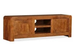 Mobikasa Móvel de TV/aparador prático e de design em madeira maciça com acabamento em sheesham 120 cm 2502164^ Móvel De Tv