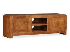 Mobikasa Móvel de TV/aparador prático e de design em madeira maciça com acabamento em sheesham 120 cm 2502164^ Móvel De Tv