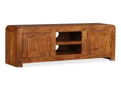 Mobikasa Móvel de TV/aparador prático e de design em madeira maciça com acabamento em sheesham 120 cm 2502164^ Móvel De Tv