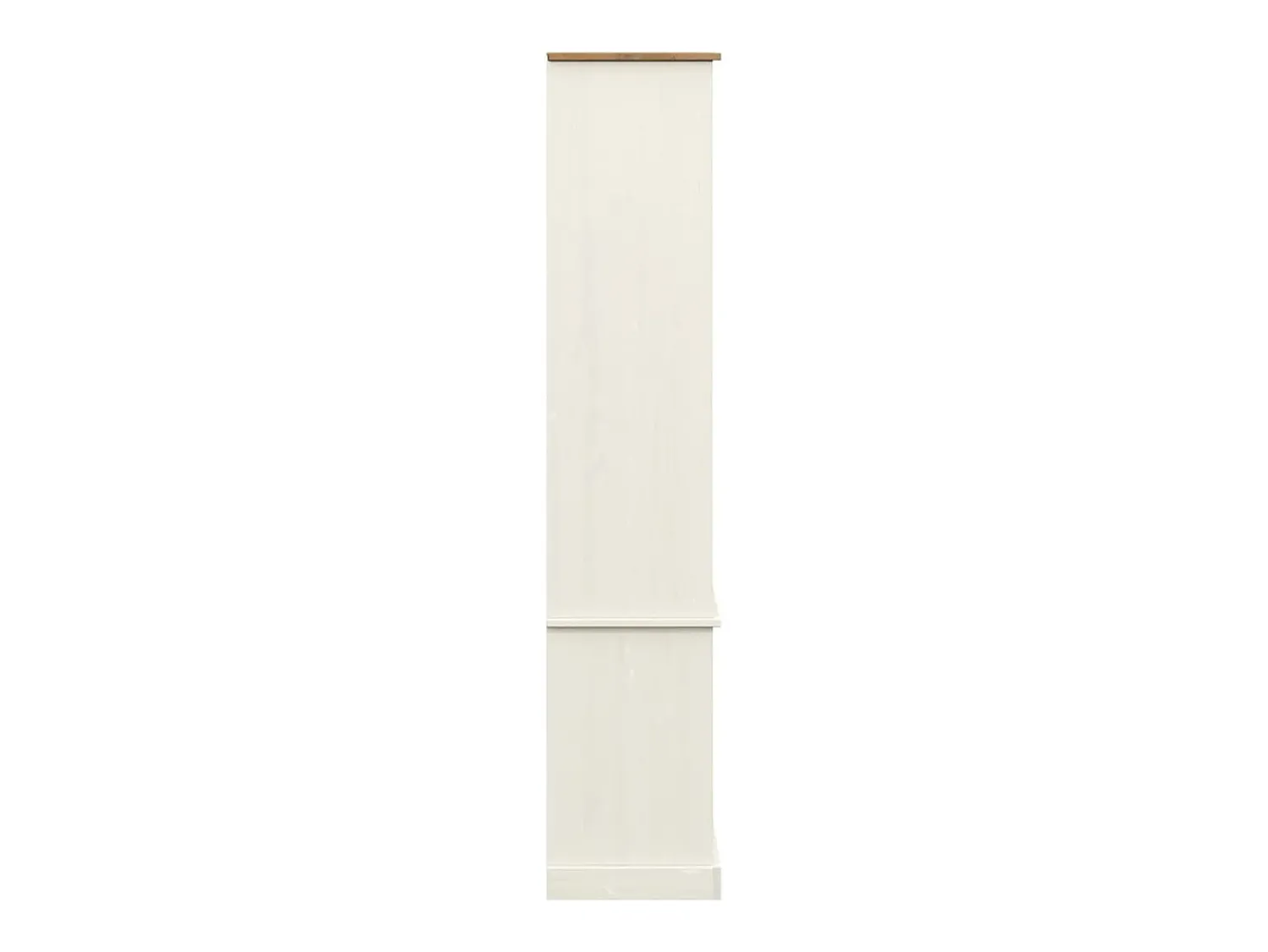 Online vidaxl Móvel expositor VIGO 85x35x170cm madeira de pinho maciça Branco