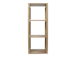 Best The Home Deco Factory Móvel Modular de Design Klaus 3 Compartimentos 99cm em Madeira e Painéis Castanho