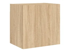 Discount Helloshop26 Móvel multimídia para TV estante para TV aparador para TV sala de jantar sala de estar quarto 4 peças carvalho Sonoma madeira de engenharia marrom 02_0029245 Castanho