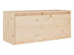 Best Helloshop26 Móvel multimídia para TV estante para TV aparador armário para TV sala de jantar sala de estar quarto 5 peças madeira maciça de pinho marrom 02_0028775 Castanho