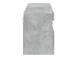 Helloshop26 Móvel multimídia para TV prateleira para TV aparador armário para TV para sala de jantar sala de estar e quarto com luzes LED 100 x 30 x 40 cm cinza 02_0027836^ Móvel De Tv