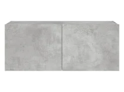 Clearance Helloshop26 Móvel multimídia para TV prateleira para TV aparador armário para TV para sala de jantar sala de estar e quarto com luzes LED 100 x 35 x 41 cm cinza 02_0027854 Cinzento