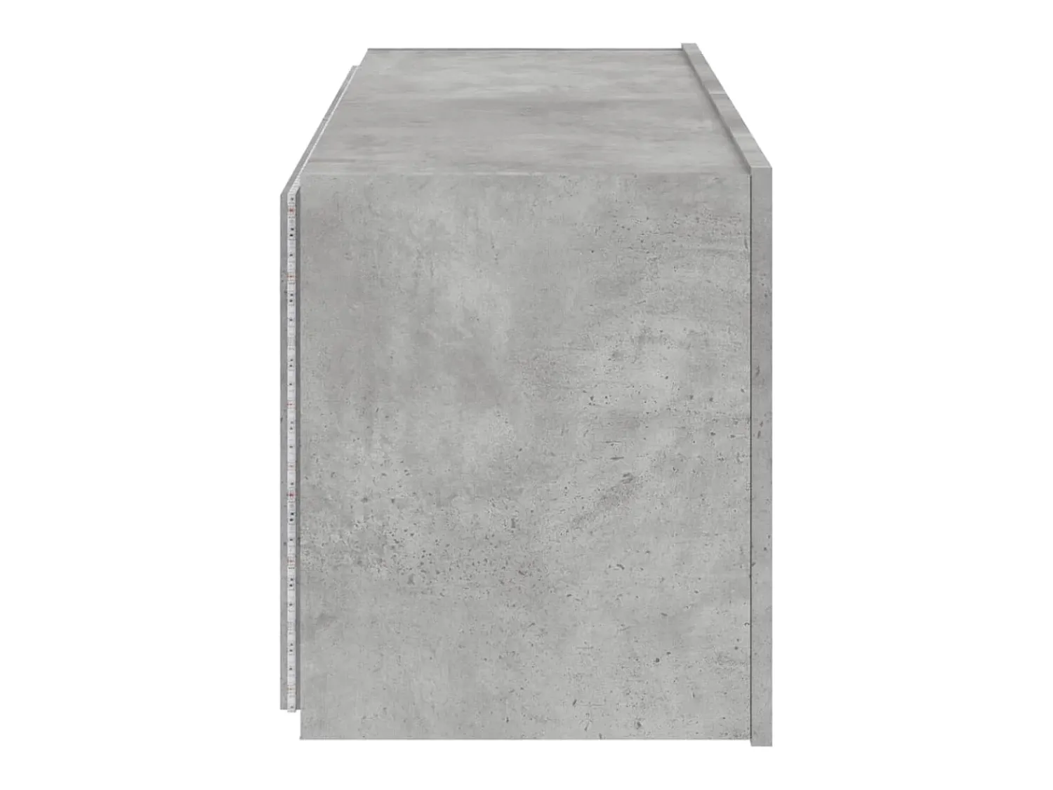 Clearance Helloshop26 Móvel multimídia para TV prateleira para TV aparador armário para TV para sala de jantar sala de estar e quarto com luzes LED 100 x 35 x 41 cm cinza 02_0027854 Cinzento